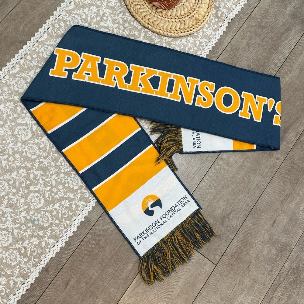 New Defy Parkinson's Disease Scarf Acrylic Unisex Parkinson Foundation Scarf